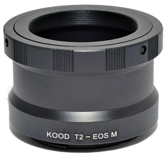 KOOD T-2 mount to Canon EOS M EF-M mount Mirrorless camera adapter UK Stock BNIB