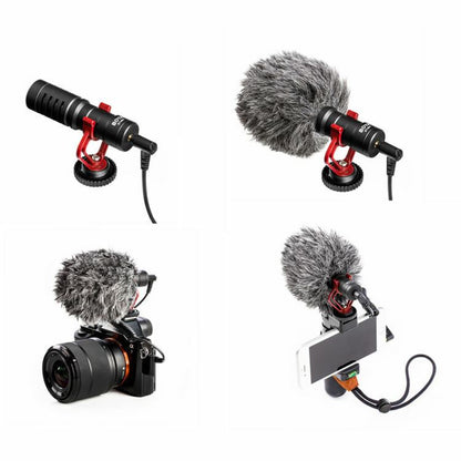 Boya BY-MM1 Cardioid Compact On-camera Microphone for DSLR, iPhone, Smartphone