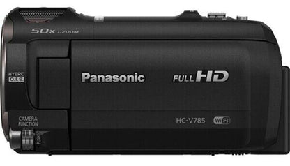 Panasonic HC-V785 K Full HD Video Camera Camcorder 20x Lens 24Mp (UK Stock) BNIB