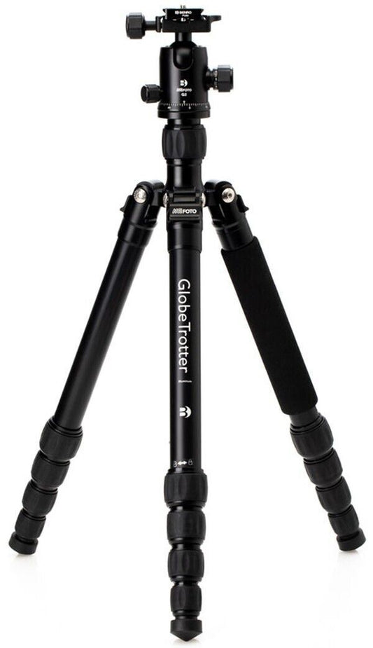 Benro MeFoto GlobeTrotter Aluminum Travel Tripod Kit in Black  (UK Stock)   BNIB