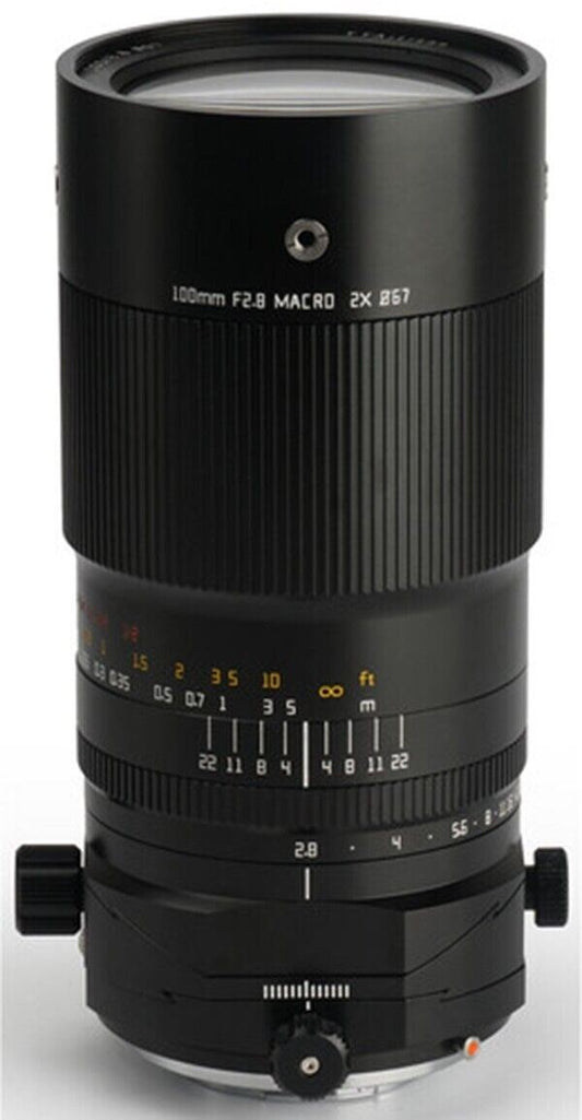 TTArtisan 100mm F2.8 MACRO Lens + Tilt-Shift Full Frame Fuji film X F Mount (UK)