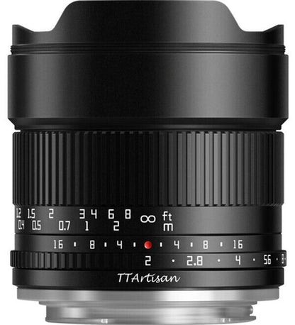 TTArtisan 10mm F2.0 Lens APS-C Format Mount for Fuji X Camera Black   (UK)  BNIB