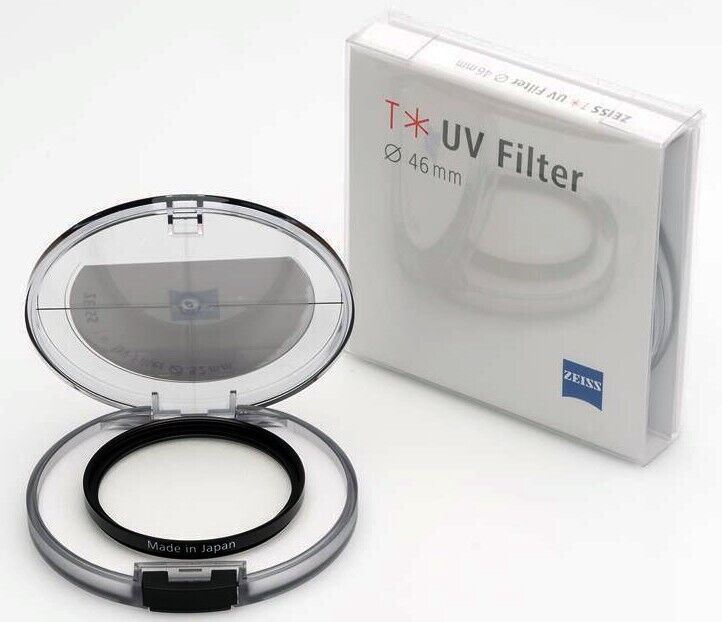 original Carl Zeiss T* UV Filter 46mm Anti-reelection (UK Stock) BNIB # 1970-244