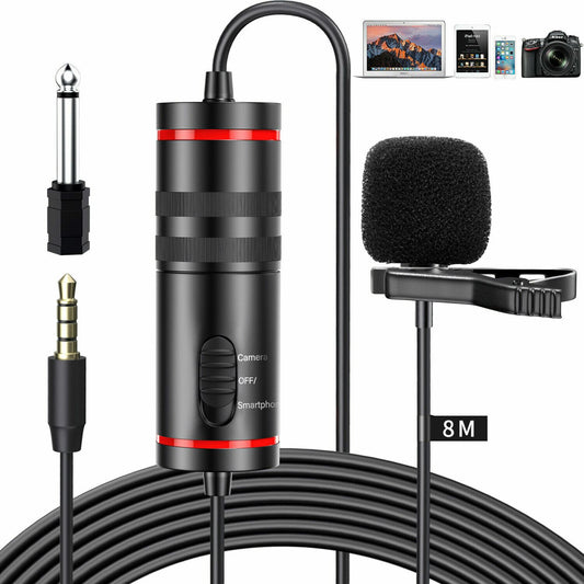 Mamen Pro Lavalier Microphone Omnidirectional Mini Lapel Microphone  KM-D1  (UK)