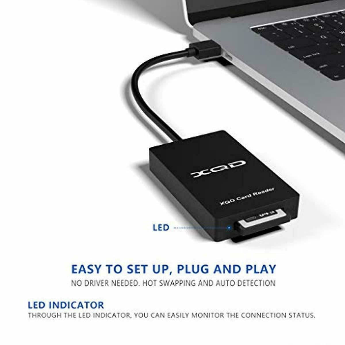 OEM USB 3.0 XQD Card Reader, Compatible Sony G/M Series USB Mark XQD (UK Stock)