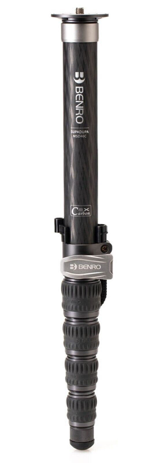 Benro SupaDupa Monopod PRO Carbon Fibre with Pivot Leg Base  #MSD46C  (UK Stock)