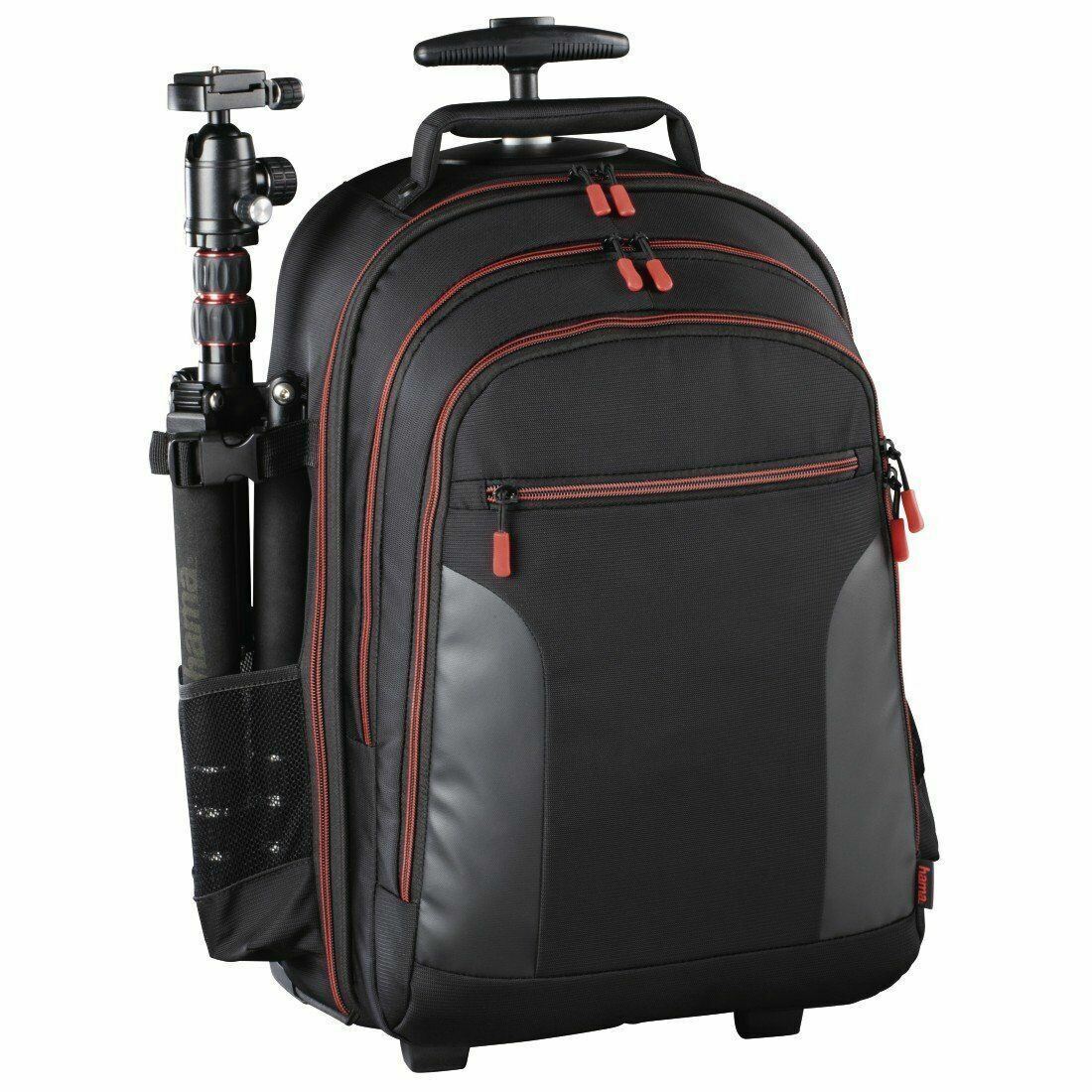 Hama Miami 200 Camera Trolley Bag Backpack in Black/Red (UK Stock)  BNIB  Cabin