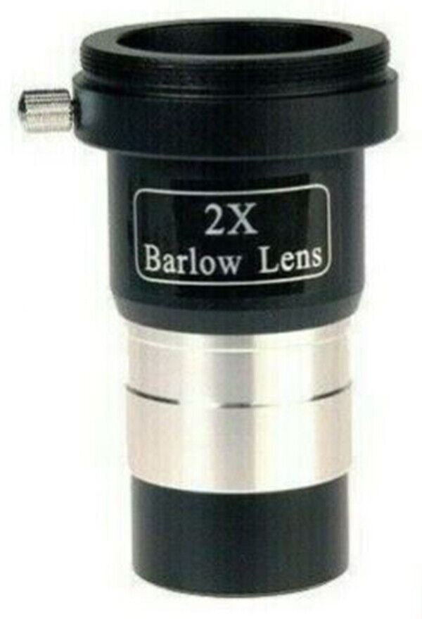 Skywatcher 1.25" Deluxe 2x Barlow lens + Achromatic Camera T-adapter #20364 (UK)