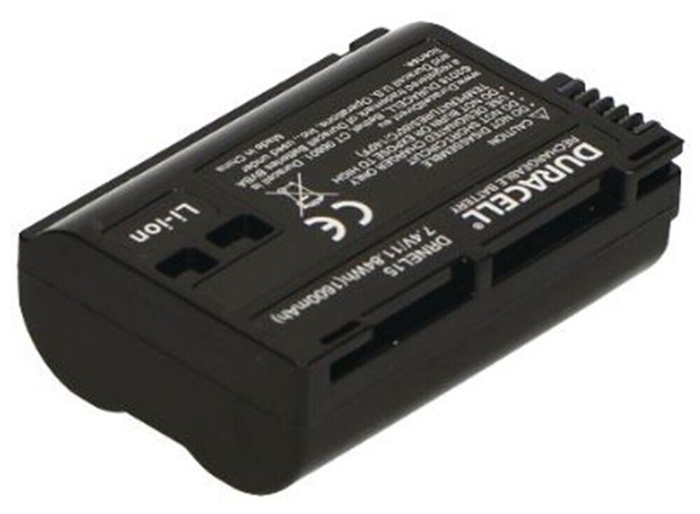 EN-EL15C Li-ion Battery for Nikon Digital Camera by DURACELL #DRNEL15 (UK Stock)