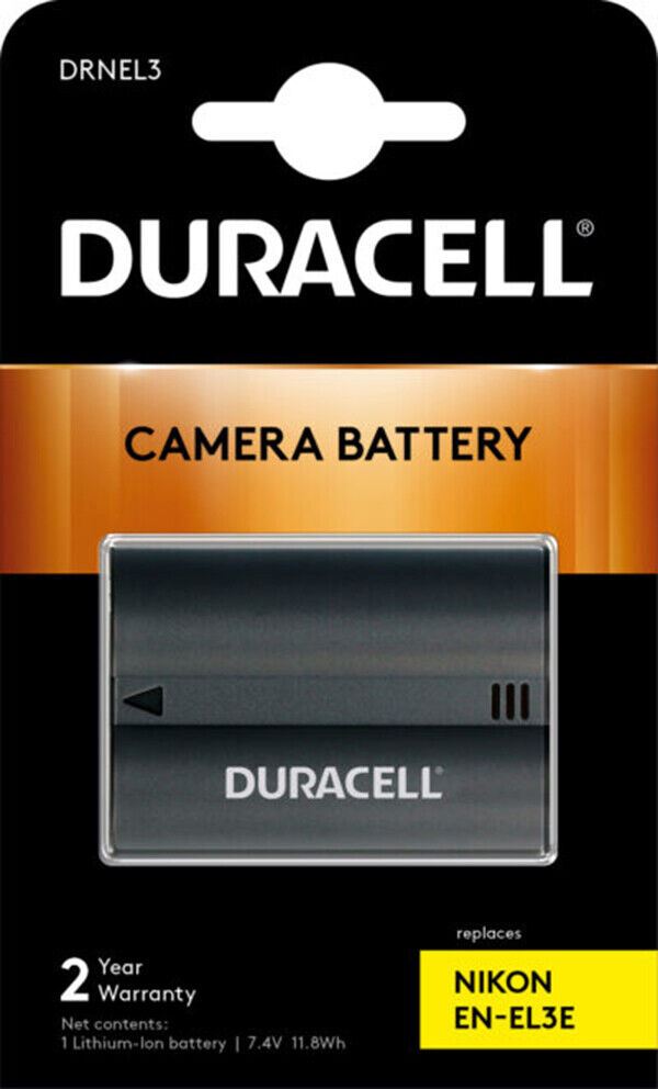 EN-EL3E Li-ion Battery for Nikon Digital Camera by DURACELL  #DRNEL3  (UK Stock)