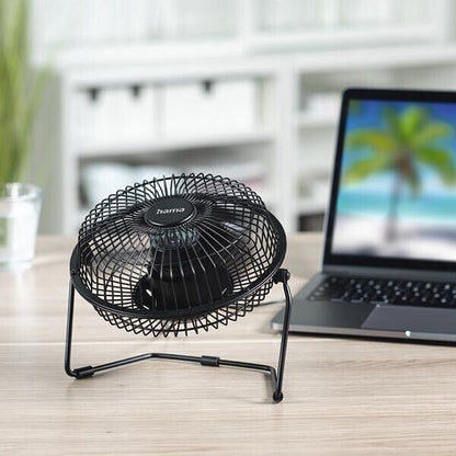 Hama Metal USB Desk Table Fan 15 cm (6")  XL, 2 Speed Levels #12160   (UK)  BNIB