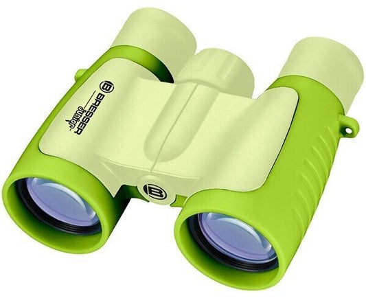 Bresser Junior 3 x 30 Childrens Binoculars Green/ Light Green #8880330 (UK) BNIB