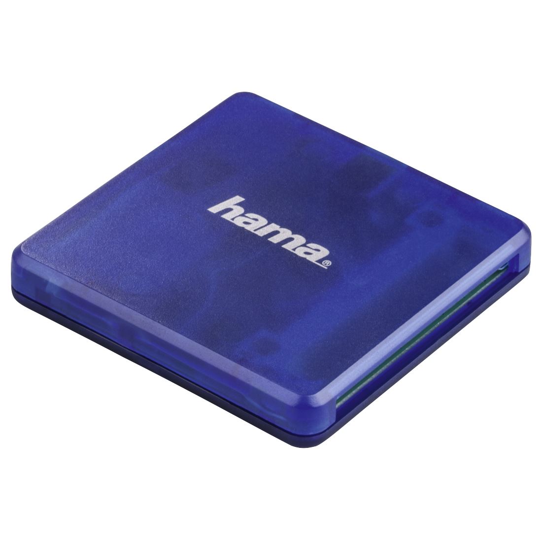 Hama USB 2.0 Multi Card Reader SD / microSD /CF in blue #124131 (UK Stock)  BNIB