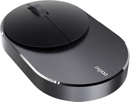 Rapoo M600 Optical Mouse Wireless Multi-Mode Silent - Black (UK Stock) BNIP  NEW