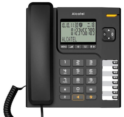 Alcatel T78 Landline Corded Phone, Black  #ATL1425604  Large Display  (UK)  BNIB