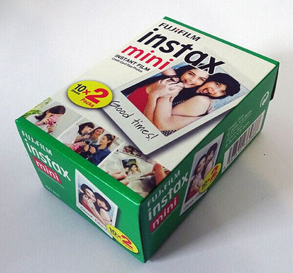 Fujifilm fuji instax mini colour instant film twin pack 2 x 10 Shots (UK Stock)