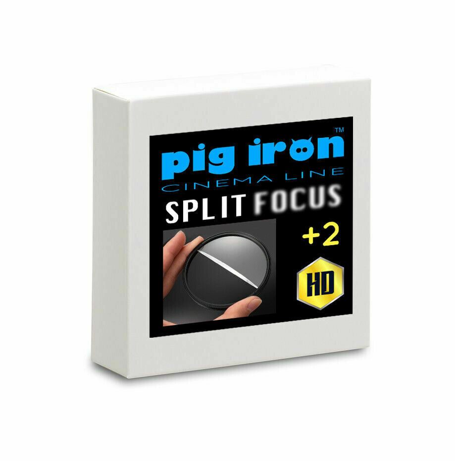 58mm Split Field Focus Filter Special Effects Dual  +2 Pig Iron (UK Stock)  BNIB