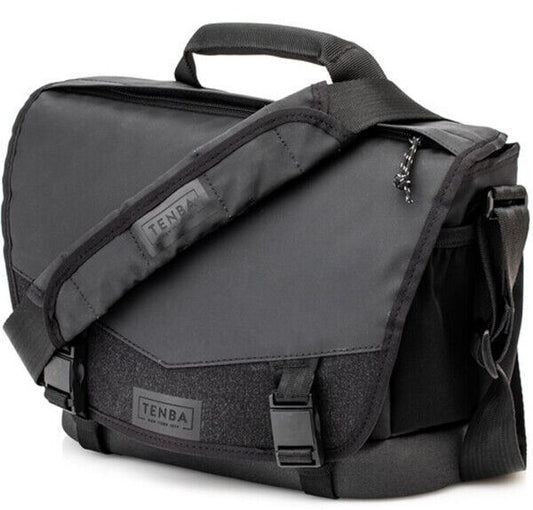 Tenba DNA 9 Slim Camera Messenger Bag in Black - DSLR ILCE Mirrorless (UK)  BNIP