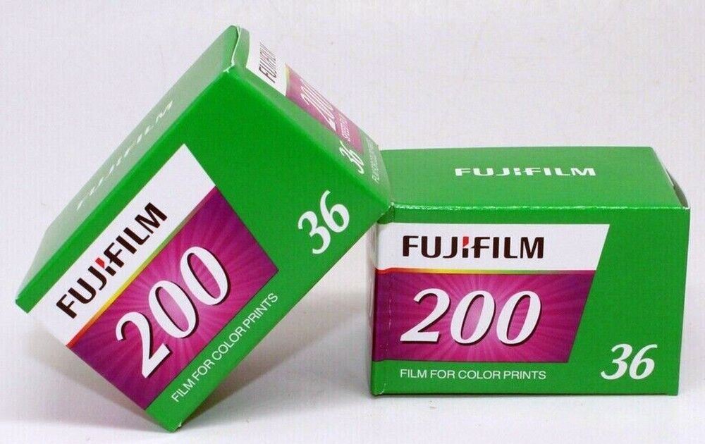 2 x Fuji Fujicolor Fujifilm 200 EC Film Pack 135 36 Exposures TWO(UK Stock) BNIB