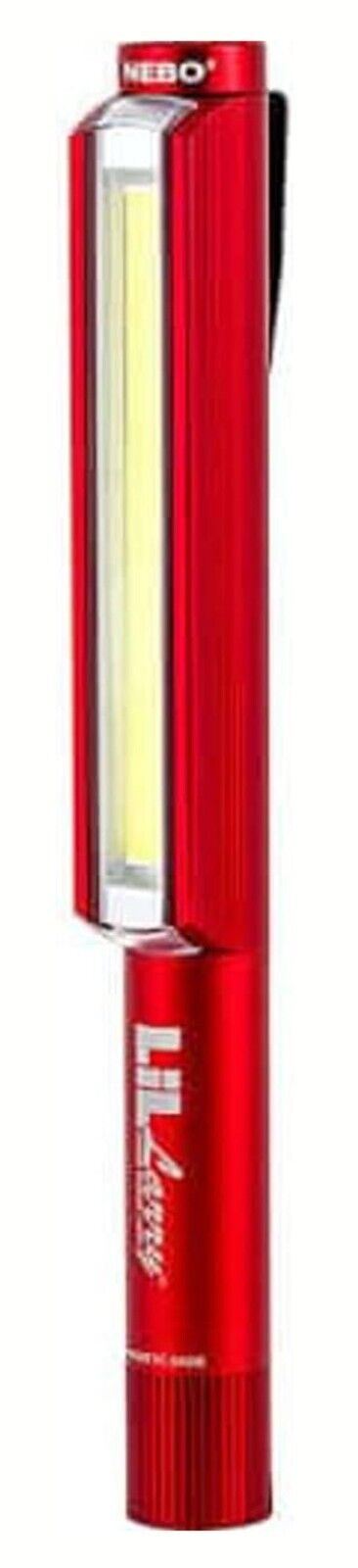 NEBO LIL LARRY Power Pocket Light 250 Lumens & Red Flash Mode in RED  (UK)  BNIP