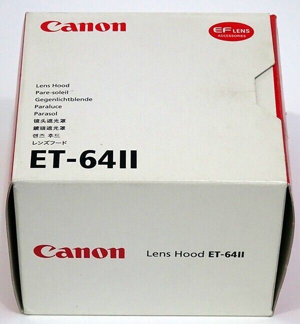 Genuine original Canon ET-64 II Lens Hood EF 75-300mm f/4.0-5.6 USM IS (UK) BNIB