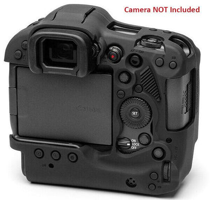 EasyCover Silicone Skin Soft Case Cover Protector Canon EOS R3 - Black (UK) BNIP