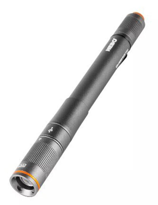 NEBO Columbo� FLEX 250 Lumen Rechargeable & Waterproof Pen Light Torch (UK) BNIP