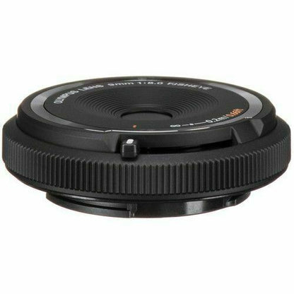 Olympus 9mm f/1:8 Fish-Eye Pancake Body Cap Lens for Micro 4/3 mount - Black  UK