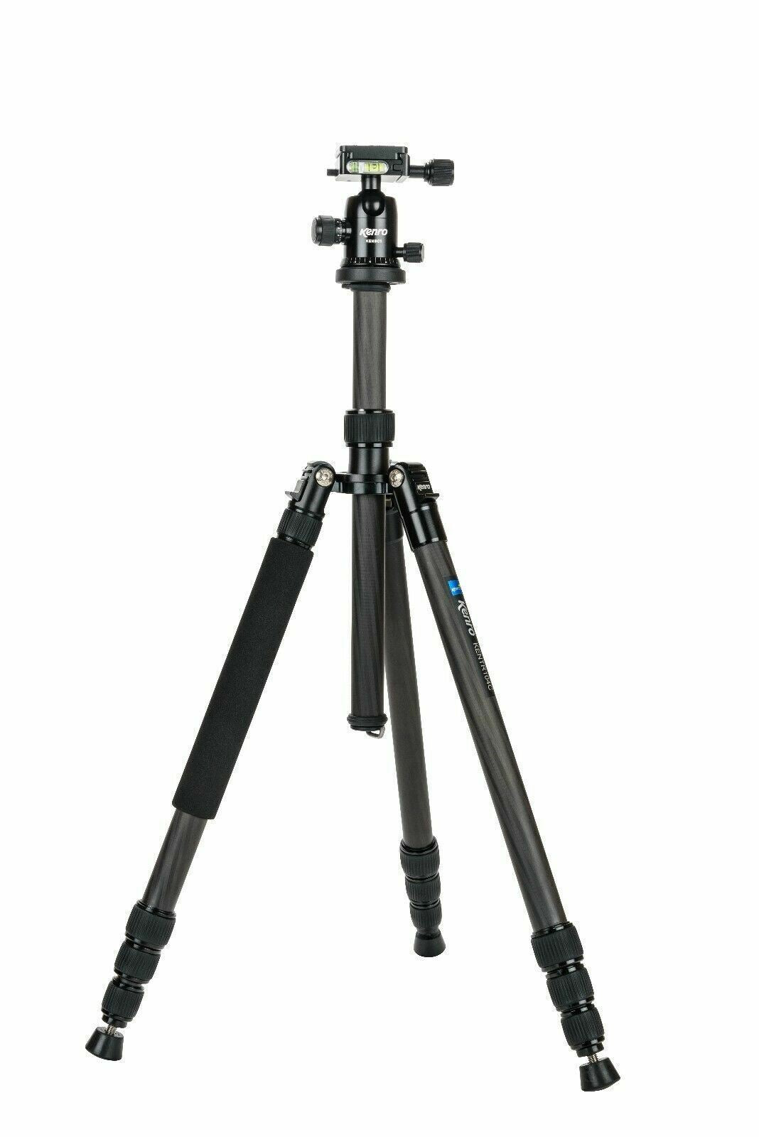 Kenro Karoo Carbon Fibre Tripod Kit + Ball Head & Case #KENTR104C (UK Stock) NEW