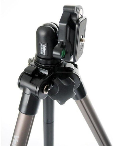 Velbon Sherpa 50 Aluminum Tripod + QHD-33M Ball & Socket Head with Case (UK) NEW