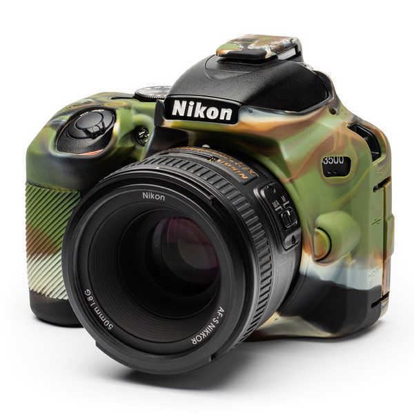 EasyCover Silicone Skin Armour Nikon D3500 in Camouflage (UK Stock) BNIP