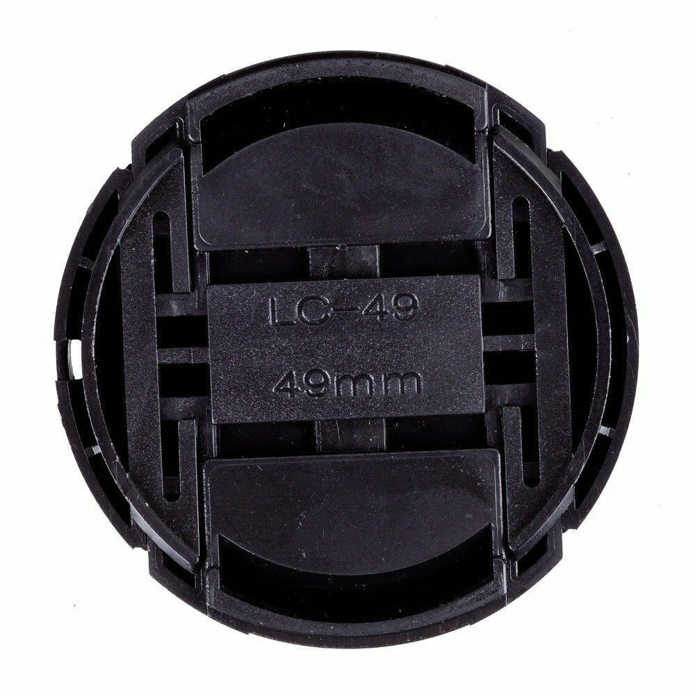 NIKON LC-49 lens cap for 49mm filter thread centre pinch style  (UK Stock)  BNIP