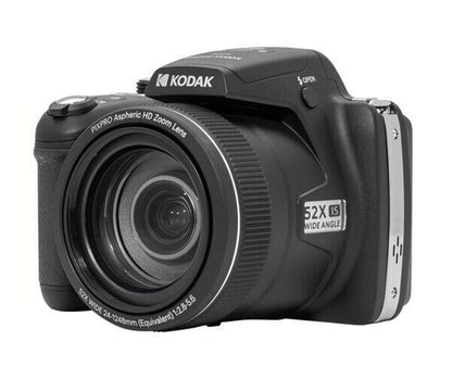 Kodak PixPro AZ-528 52x Zoom WiFi Bridge Camera in Black AZ528BK (UK Stock) BNIB