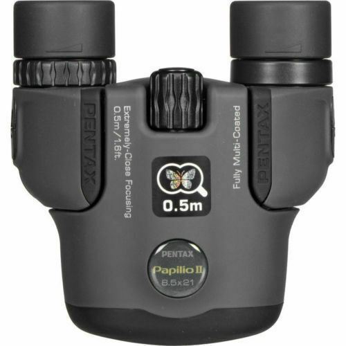 Ricoh Pentax 8.5 x 21 Papilio II Porro Prism Close Focus Binoculars  #62002 (UK)