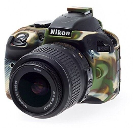 EasyCover Silicone Skin Armour Nikon D3300 D3400 in Camouflage (UK Stock) BNIP