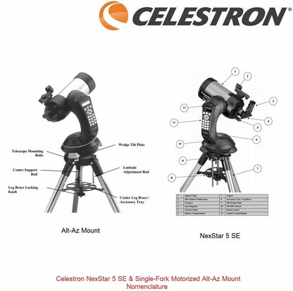 Celestron NexStar 5 SE Computerised Catadioptric Telescope #11036 (UK Stock) NEW