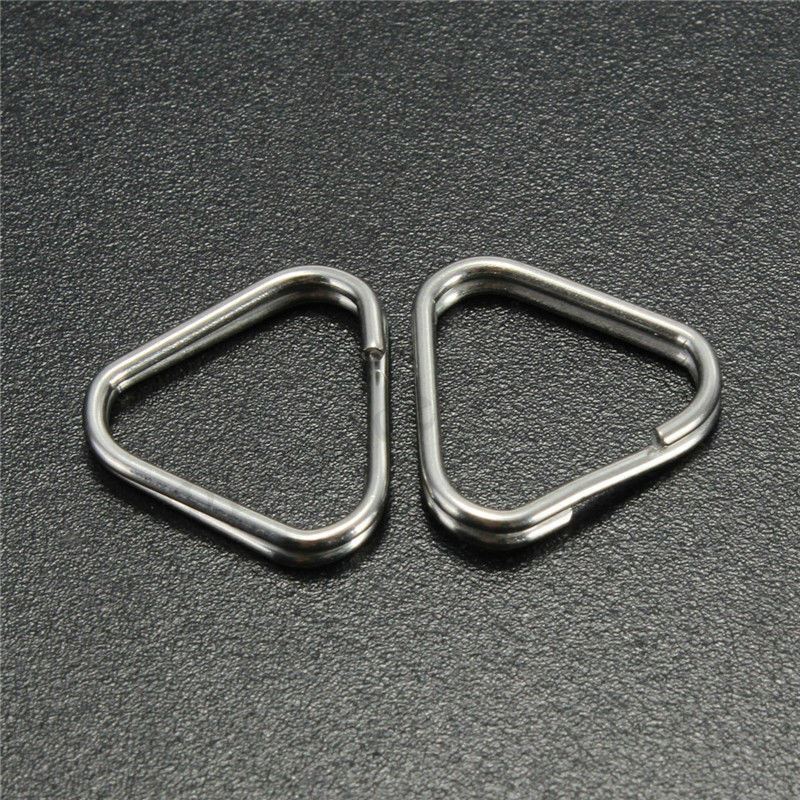 Kood 2 x Triangular Split Rings (pair) for Camera Straps D-Ring Connectors Sigma