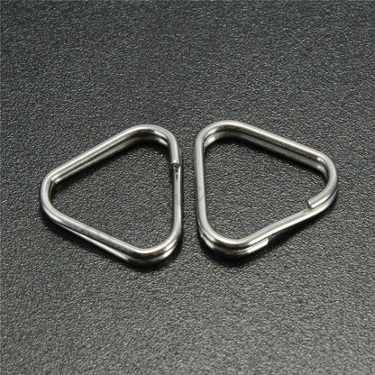 Kood 2 x Triangular Split Rings (pair) for Camera Straps D-Ring Connectors Sigma