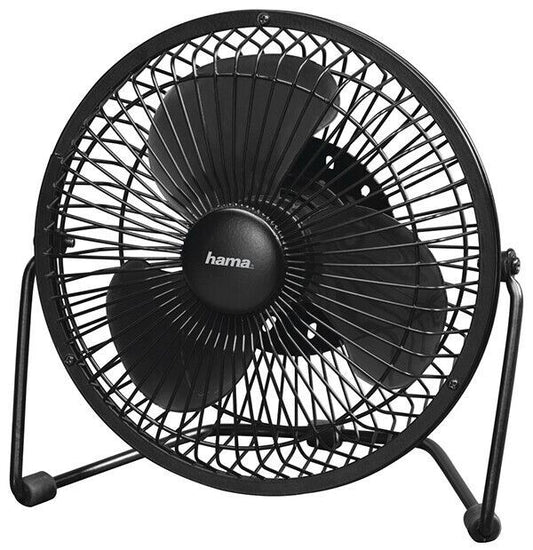 Hama Metal USB Desk Table Fan 20 cm (8")  XXL, 2 Speed Levels #12364  (UK)  BNIB