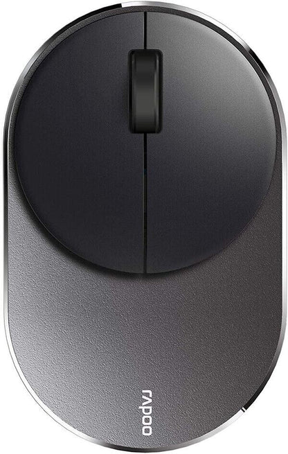 Rapoo M600 Optical Mouse Wireless Multi-Mode Silent - Black (UK Stock) BNIP  NEW