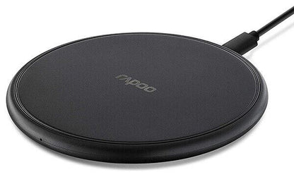 Rapoo XC100 Wireless QI Charger Charging Pad for Smartphones IOS & Android Black