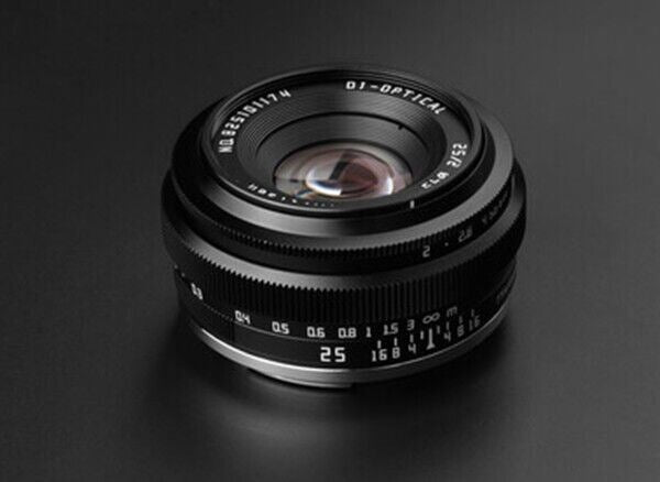 TTArtisan 25mm F2.0 Lens for Micro Four Thirds Mount Camera Black (UK Stock) NEW