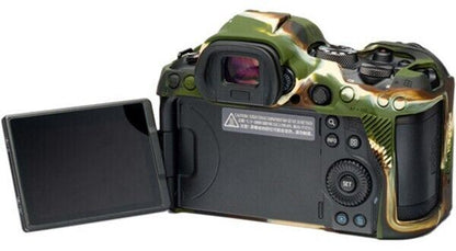 easyCover Silicone Skin Case Cover Canon EOS R5/R6 in CAMO Camouflage (UK)  BNIP