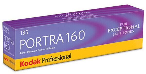 Kodak Portra 160 Colour Negative 135mm Professional Film 5 PACK  (UK Stock) BNIB