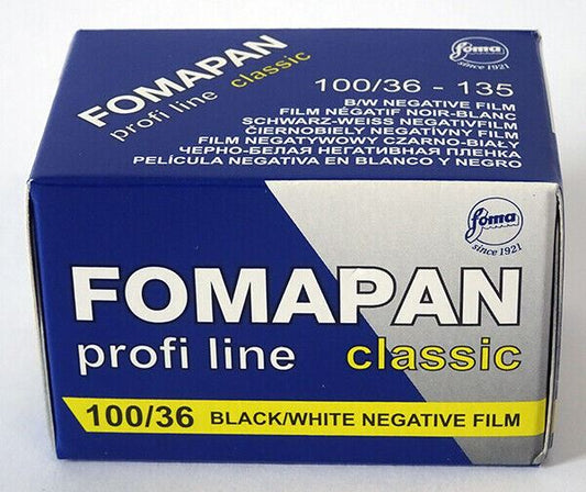 1 x Fomapan 100 iso 135mm Black & White Negative Film 135 36exp. (UK Stock) BNIB