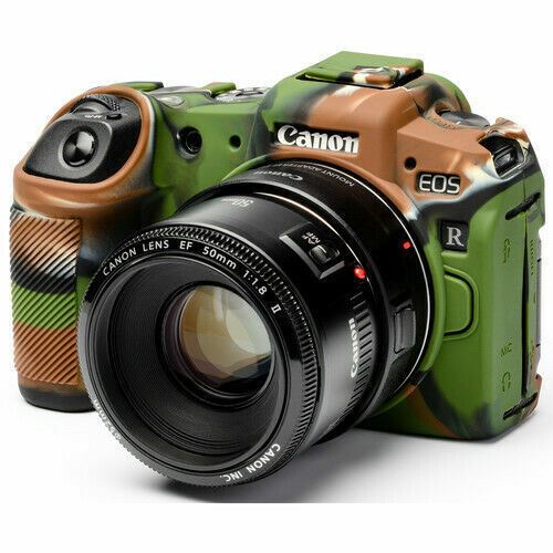 EasyCover Silicone Skin Case Cover Protector Canon EOS RP Camouflage (UK Stock)