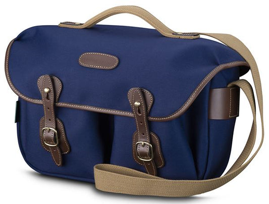 Billingham Hadley Pro Camera / DSLR Messenger Bag - Navy Blue / Chocolate  (UK)