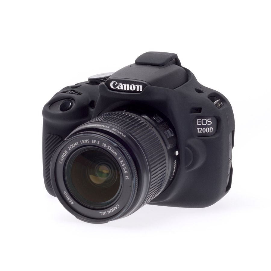 EasyCover Silicone Skin Soft Case Canon EOS 1200D in Black (UK Stock) BNIB