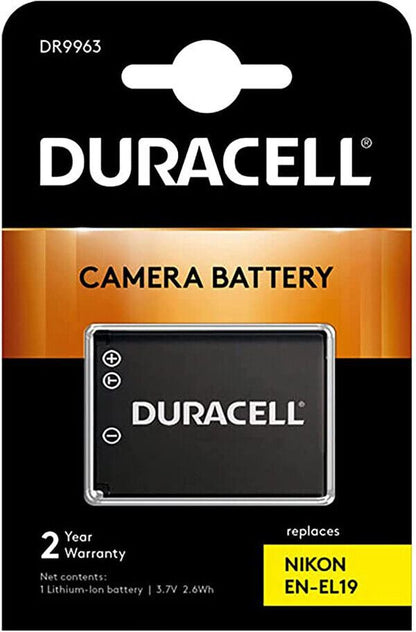 EN-EL19 Li-ion Battery for Nikon Digital Camera by DURACELL  #DR9963  (UK Stock)