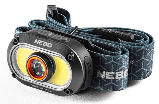 Nebo Mycro Headlamp 500 Lumen Turbo Mode Rechargeable  #NEB-HLP-1005-G (UK) BNIB